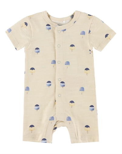 Name it - NBMJerome Sunsuit Bodystocking - Almond Milk